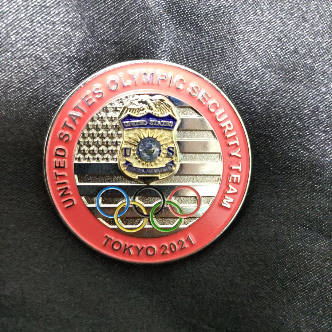 東京オリンピック 2020 非売品ピンバッジ　アメリカ　 セキュリティチーム