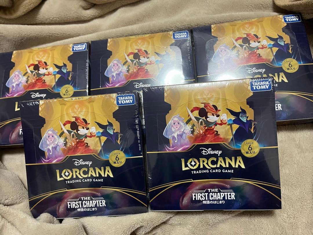 ディズニー　ロルカナ　日本語版　物語のはじまり　シュリンク付き未開封　5BOX