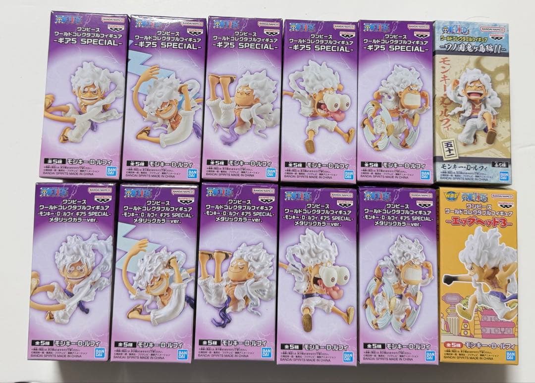 ワンピース ワーコレ フィギュア ルフィ ニカ セット 初版 12体セット