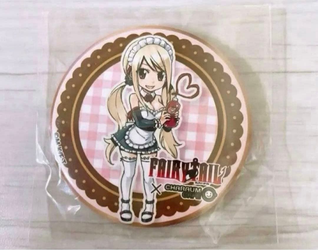 ☆ FAIRYTAIL キャラウムカフェ ルーシィ 缶バッジ① ☆ ※超レア！