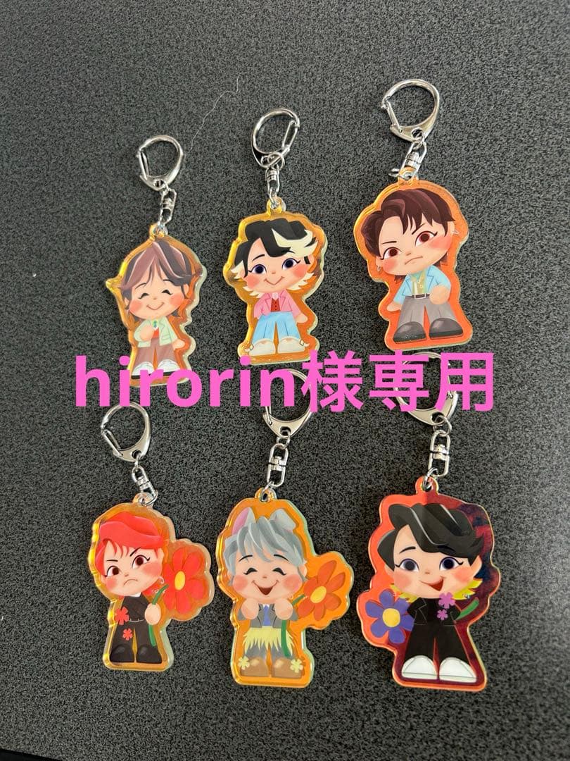 ミセスグリーンアップルキャラクターキーホルダー 6個セット