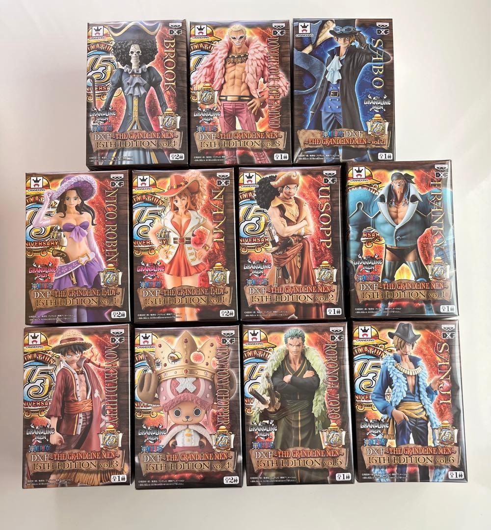 ONE PIECE フィギュア DXF 15TH EDITION 11種セット