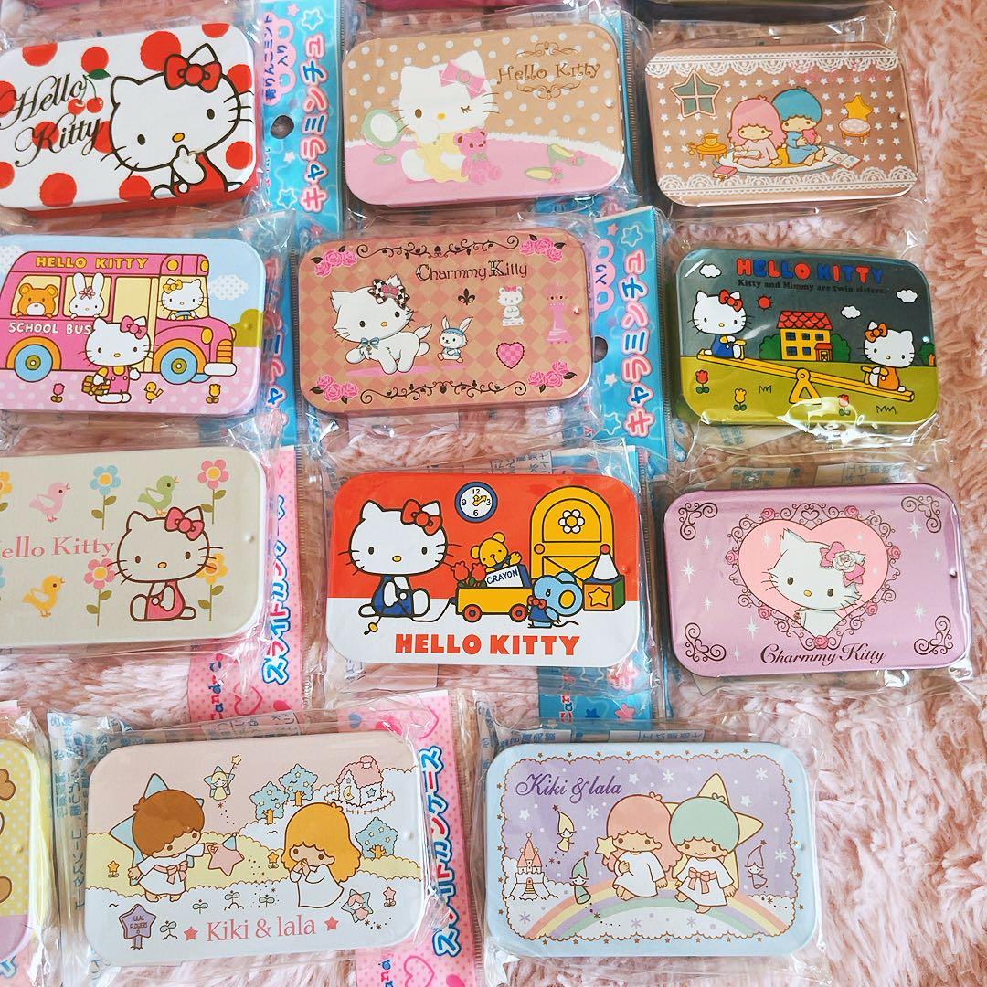 希少激レア　サンリオ　歴代　キャラミンチュ　スライド缶　2007 平成レトロ