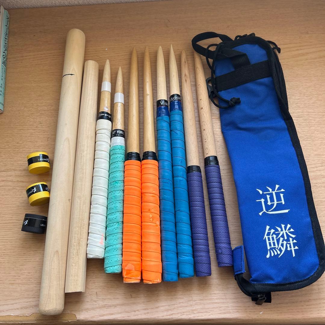 太鼓の達人 マイバチ太鼓 自作途中 ハンドメイド 逆鱗マイバチケース