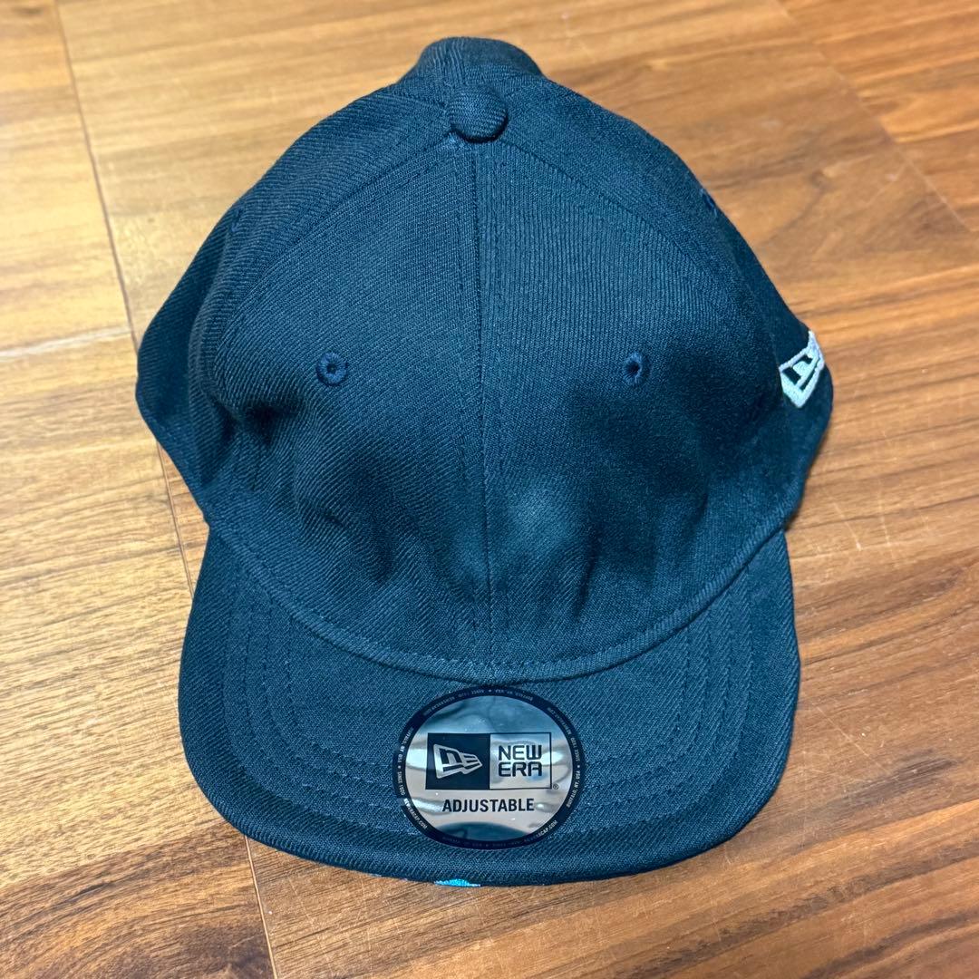 New Era × くっきー 黒 バイク キャップ　野性爆弾