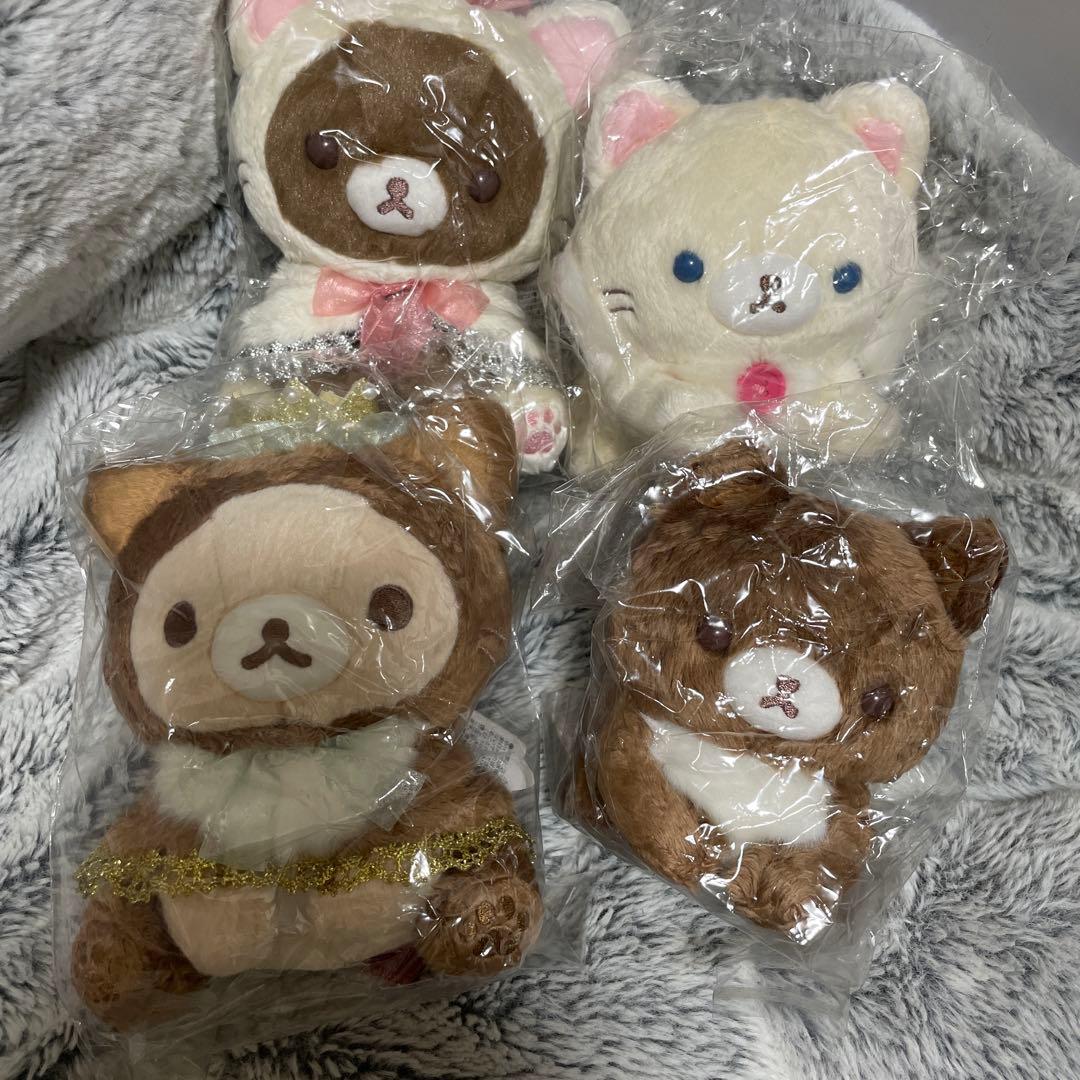 公*o様 4点セットバニラキャット ココアキャット チャイロイコグマ コリラック