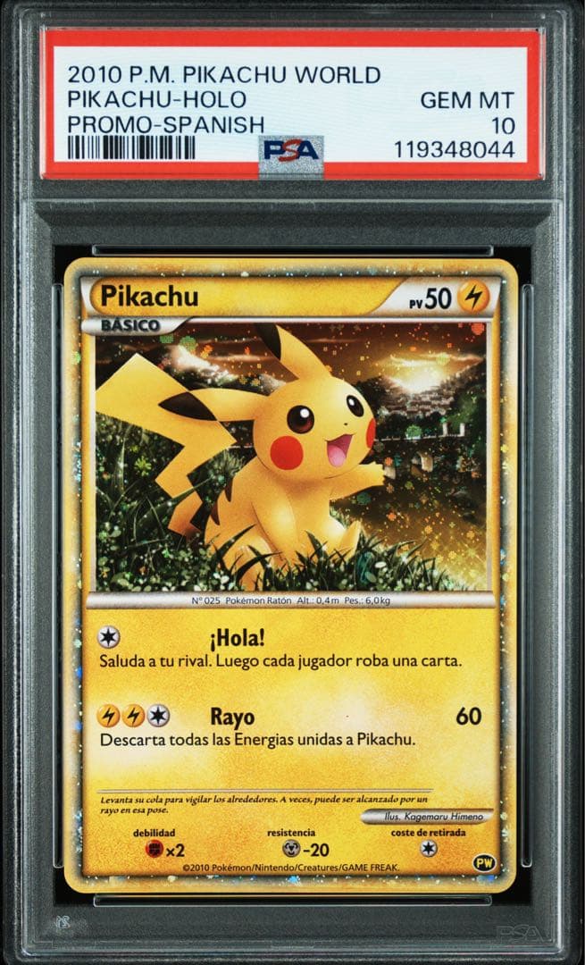 ✨️2010年 ピカチュウワールド スペインpsa10✨️