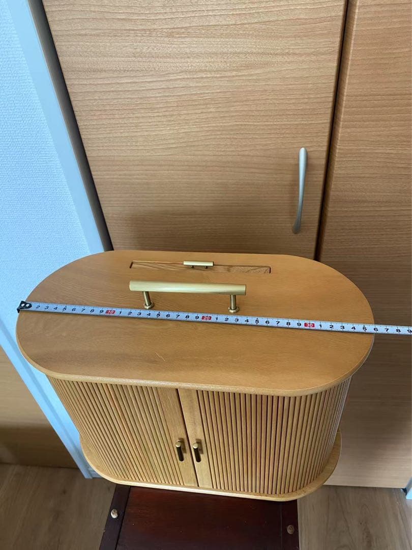 木製化妝箱 個人用 一面鏡