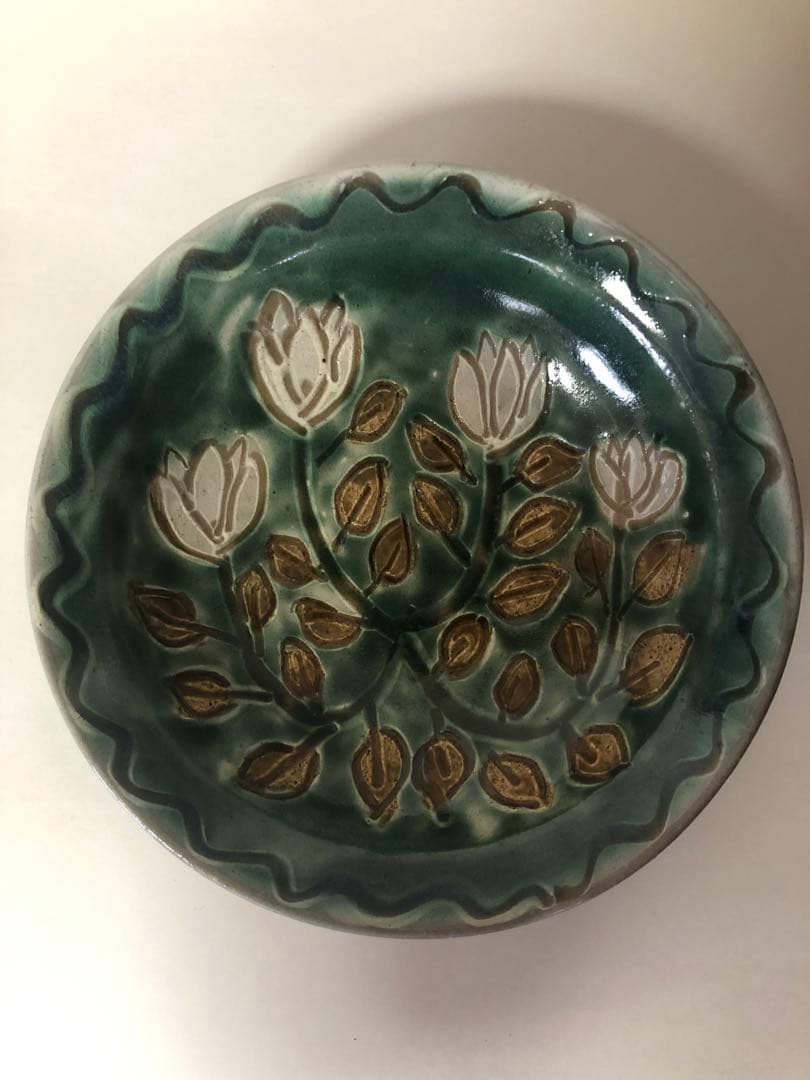 今井律湖絵皿③