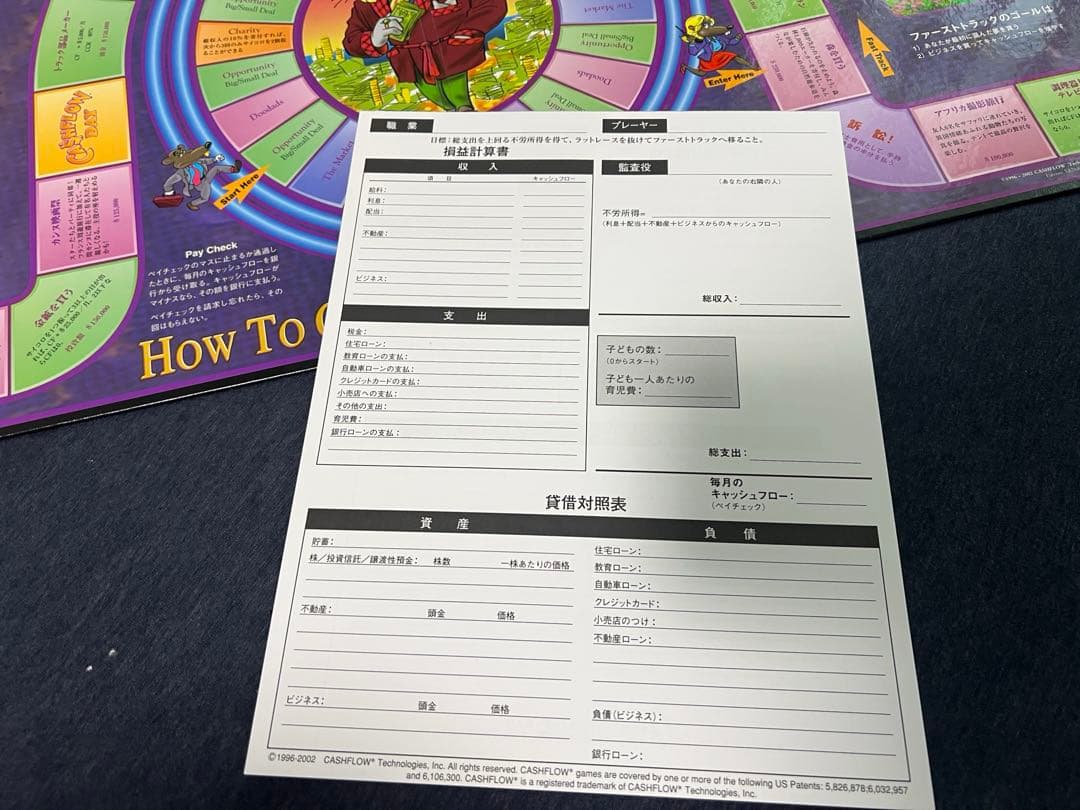 キャッシュフロー101 日本語版 ボードゲーム