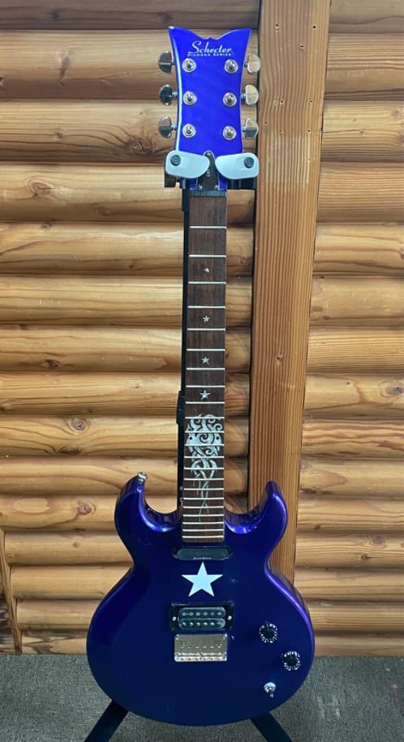 ギター SCHECTER TROUBLE CXT BLUE