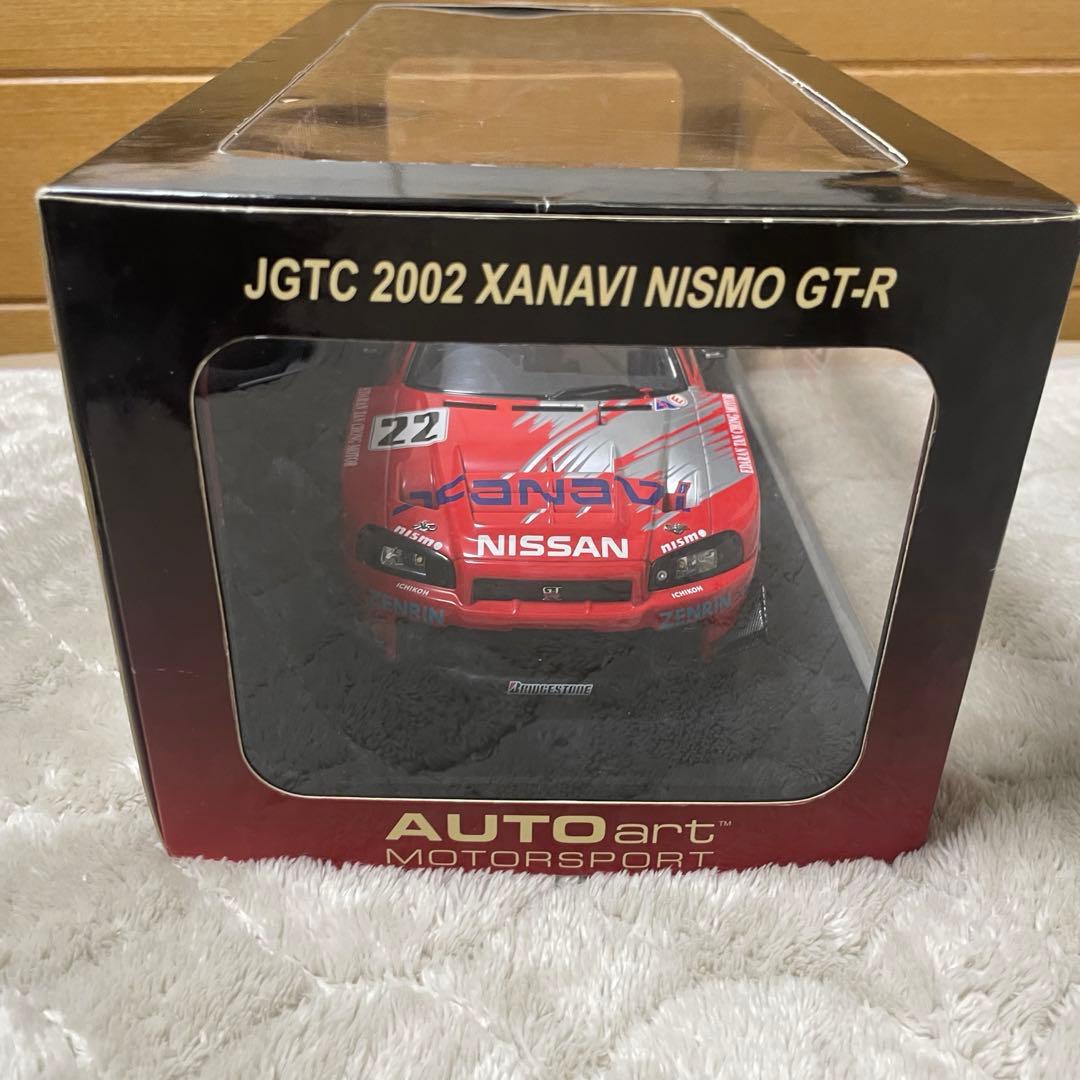 ミニカー AUTOart 1/18 JGTC 2002 Xanavi Nismo GT-R