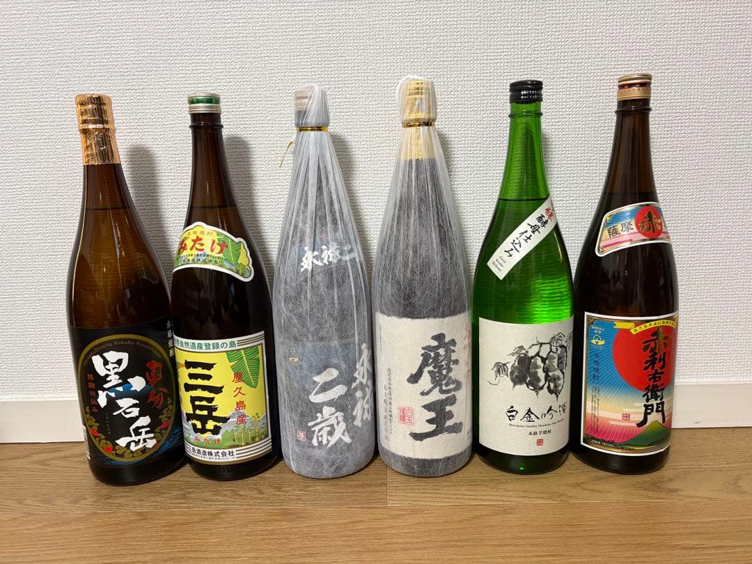 未開封　焼酎1800ml 6本セット