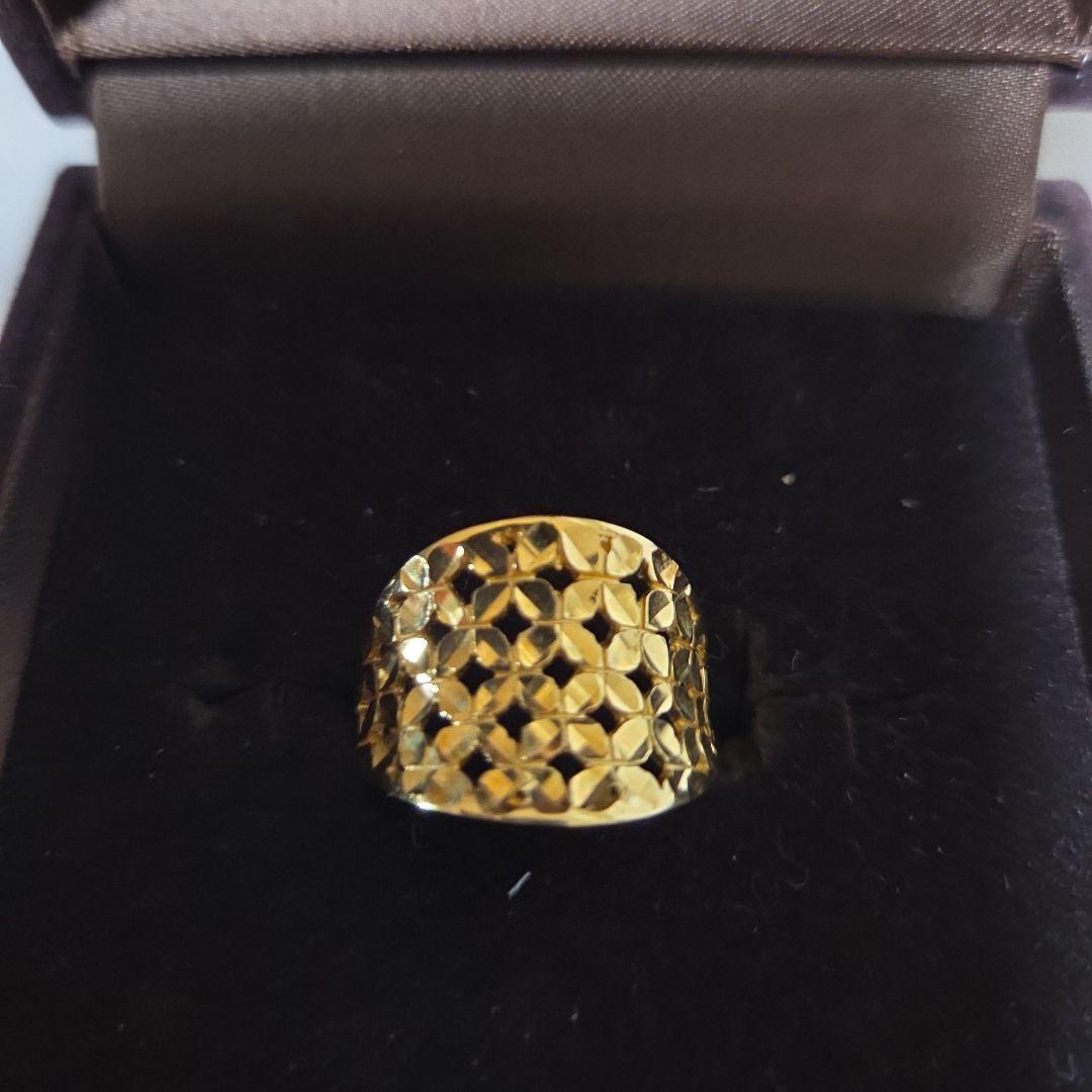 GSTV イタリアンジュエリーK18YGリング総量4g ミリオリーニ