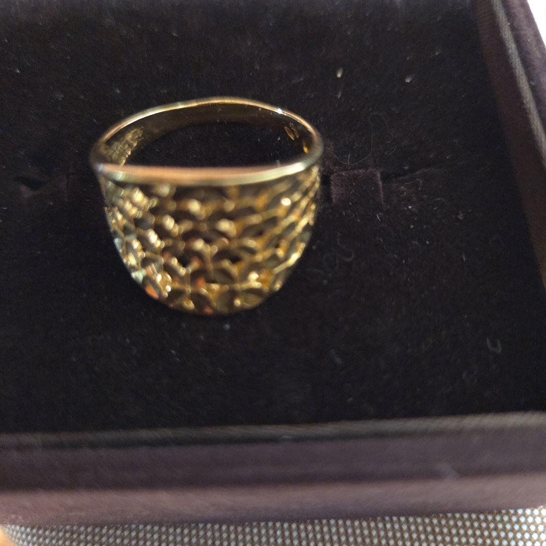 GSTV イタリアンジュエリーK18YGリング総量4g ミリオリーニ