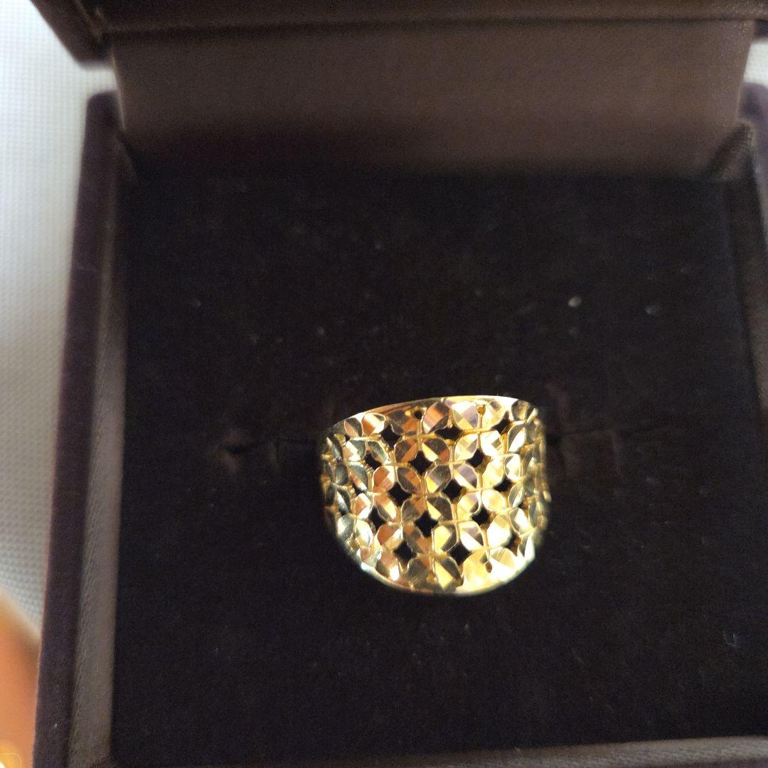 GSTV イタリアンジュエリーK18YGリング総量4g ミリオリーニ