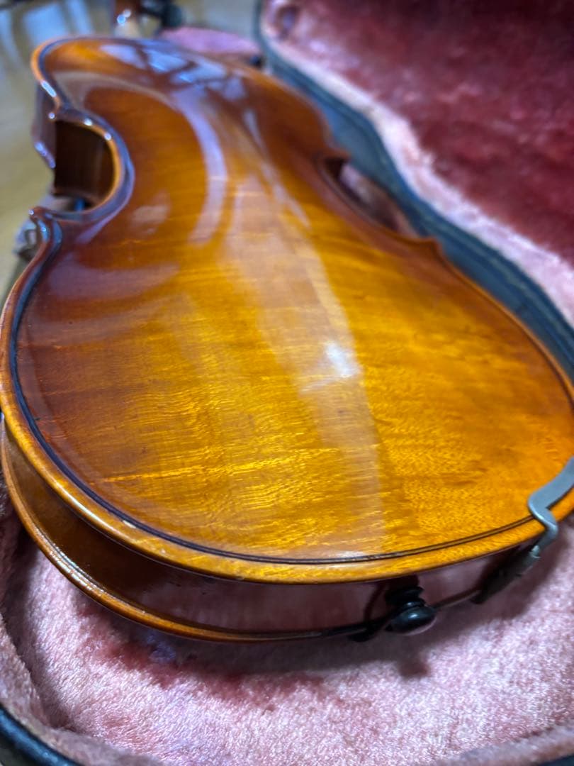 バイオリン本体 木製 4弦 ケース付き