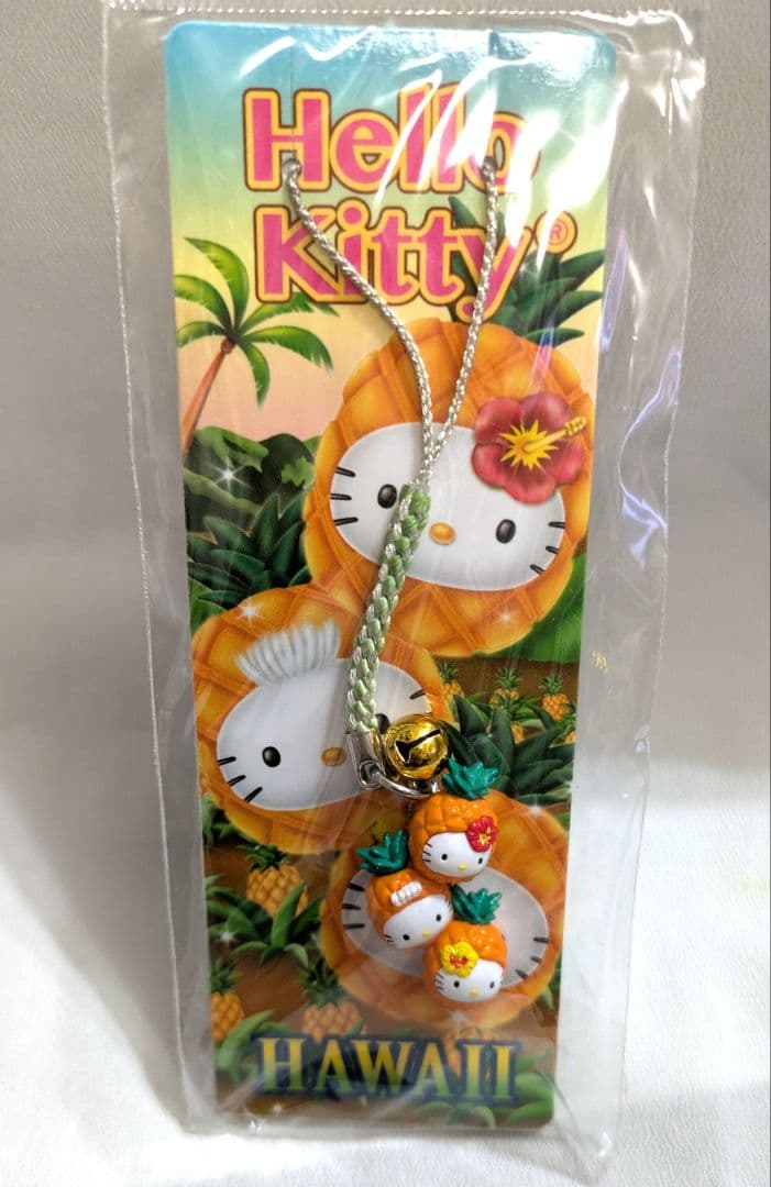 ハローキティ　ハワイ　 パイナップル 根付　2012　未開封
