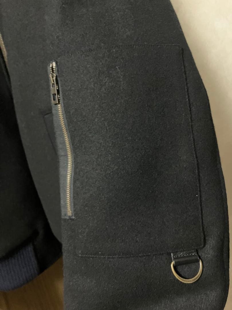 loewe ウールボンバージャケット　ニット切り替え