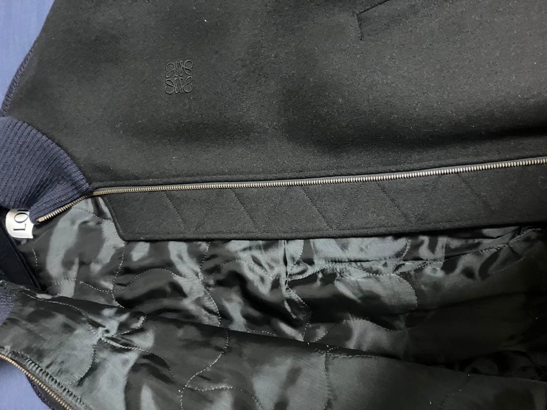 loewe ウールボンバージャケット　ニット切り替え