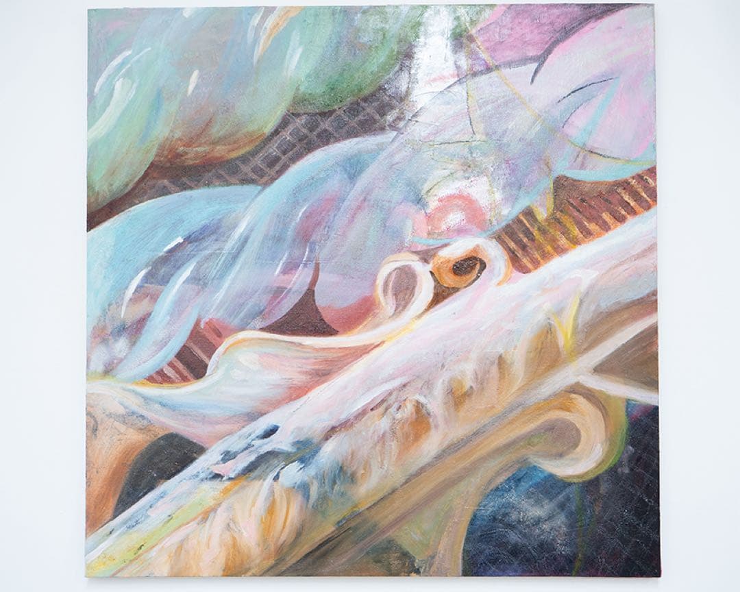 【S20号】modulation 抽象油彩画