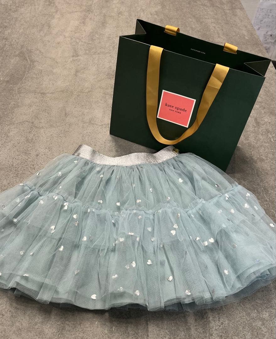 再値下げ‼︎ 未使用⭐︎katespadekidsチュールスカート110 紙袋付き