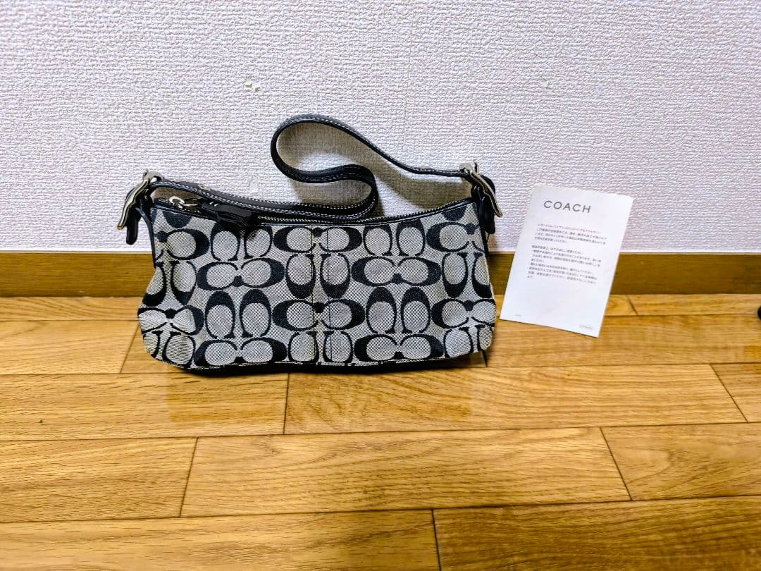 COACH ショルダーバッグ ブラック/ベージュest1941