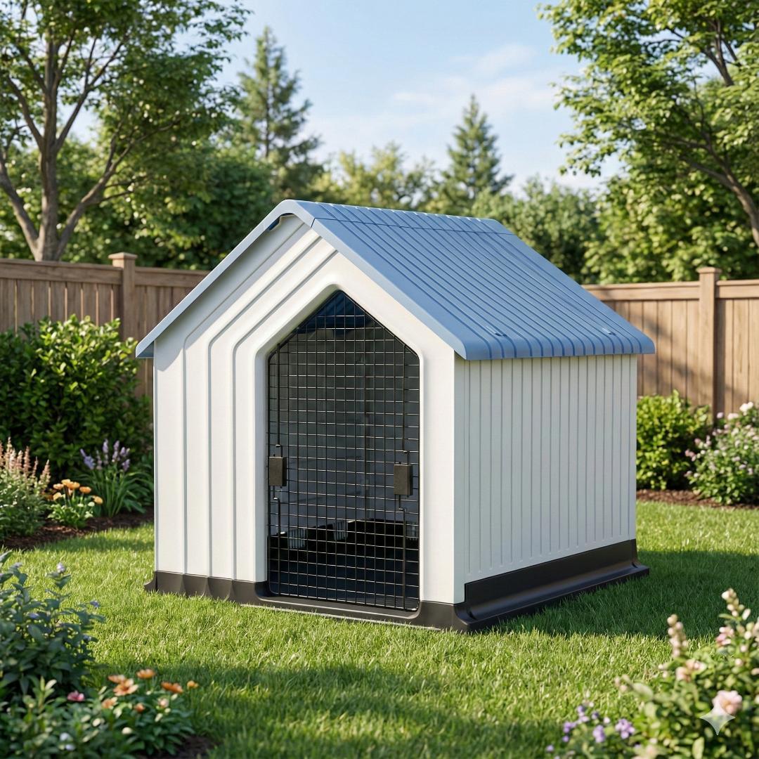 犬小屋 ドア付き ペットハウス ペットケージ プラスチック製 室内犬 ボブハウス