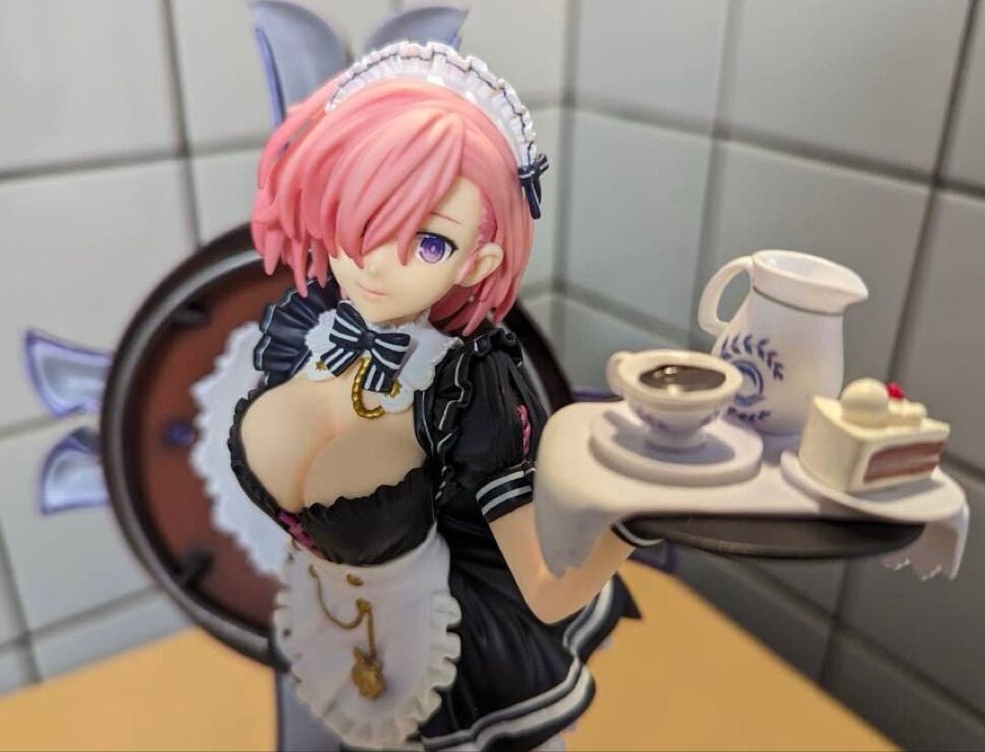 塗装済完成品　マシュ・キリエライト　メイド　ガレージキット　巨大フィギュア