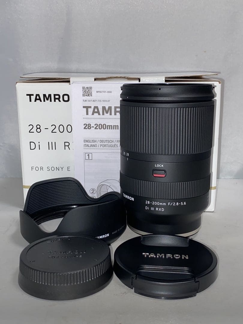 【美品】TAMRON 28-200mm F2.8-5.6 DiⅢ RXD ソニー