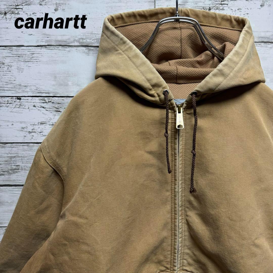 405【最高の使用感】カーハート　ダック地　希少なXL　アクティブジャケット