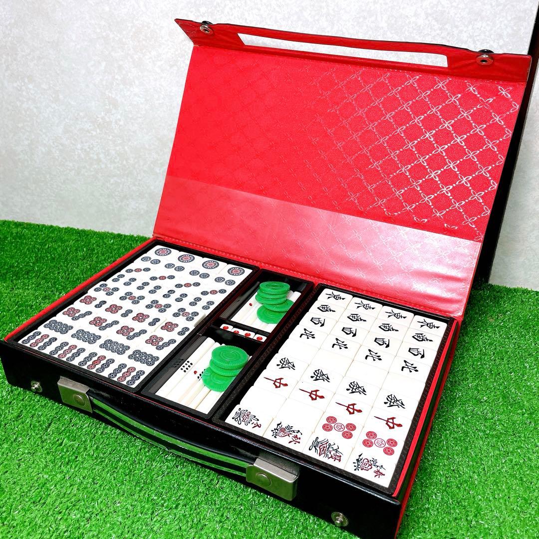 希少！美品！TAKARA 麻雀牌　背あずき色　クラウン印