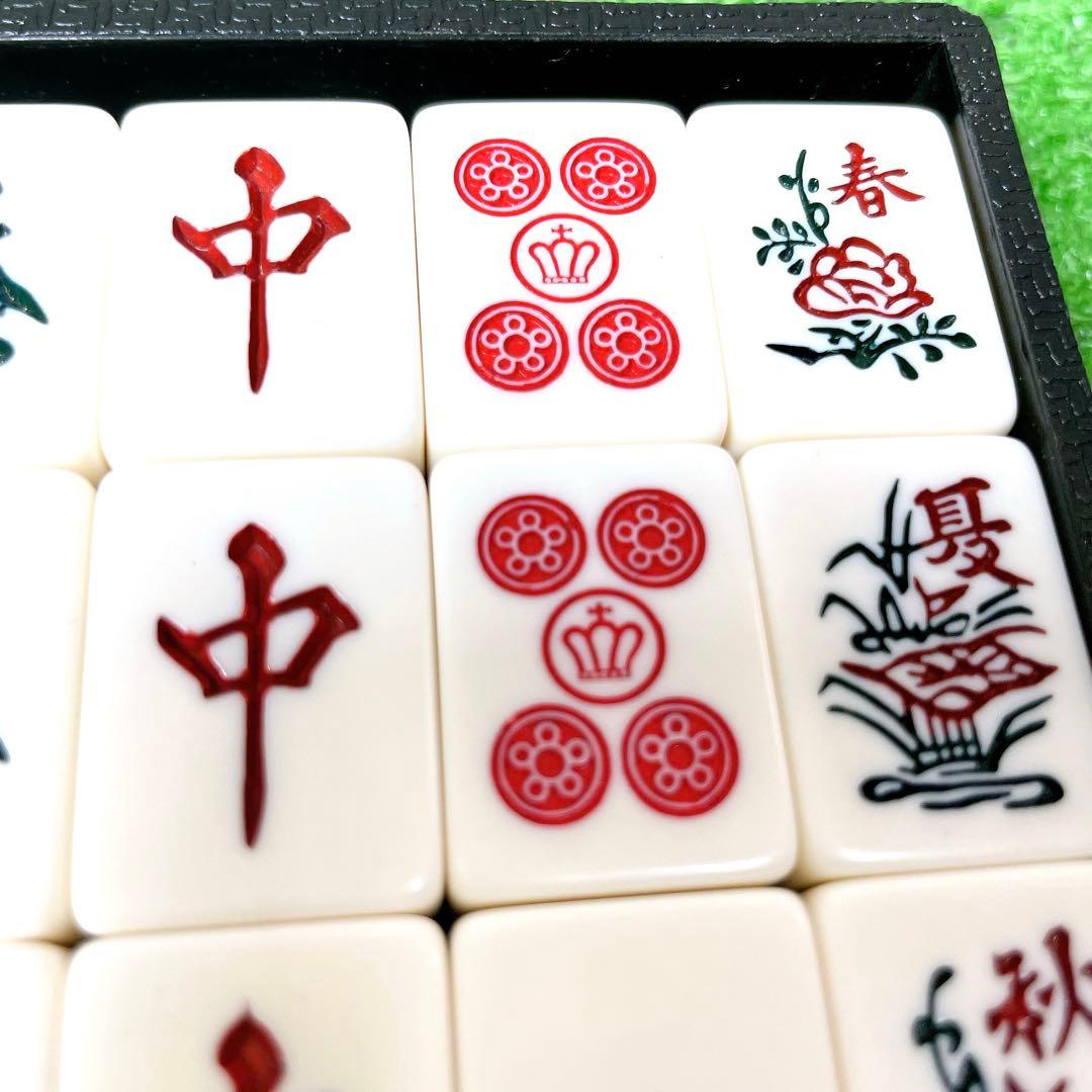 希少！美品！TAKARA 麻雀牌　背あずき色　クラウン印