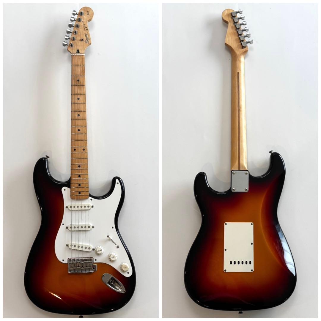 極美品希少モデル★Squier ストラトキャスター　シルバーシリーズ　ビンテージ