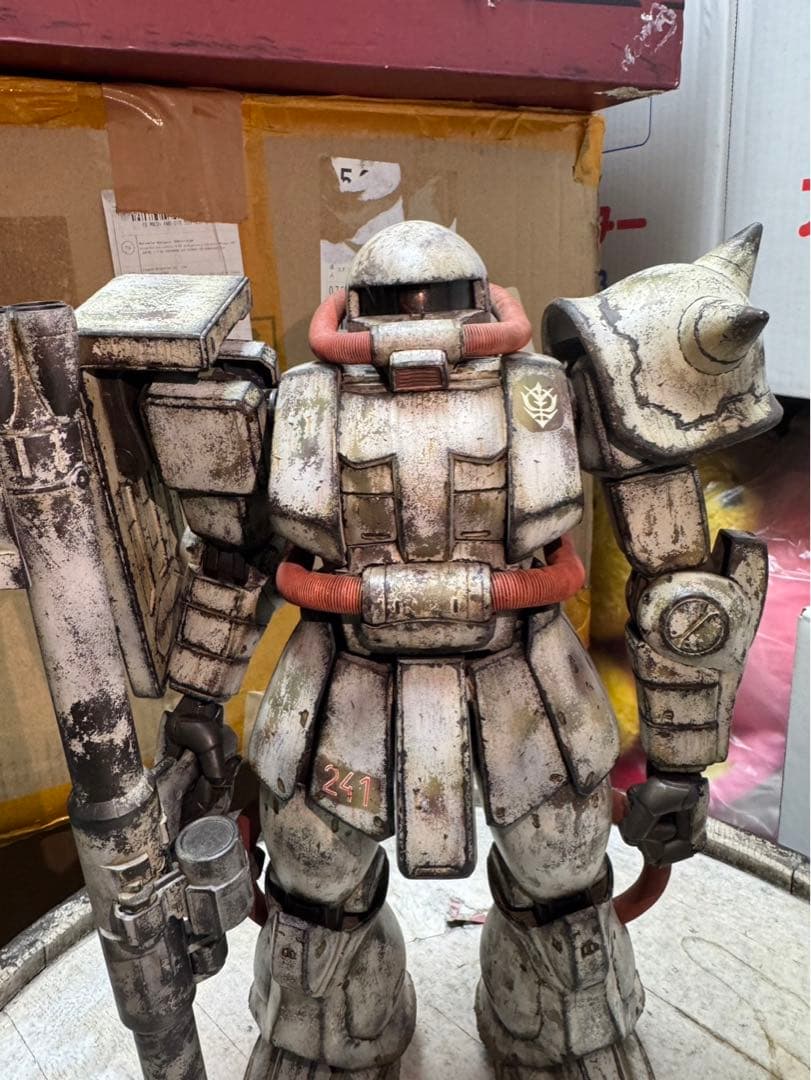 ガンプラ　オラザク選手権　メガサイズ　塗装済完成品　ガンダム　ザク