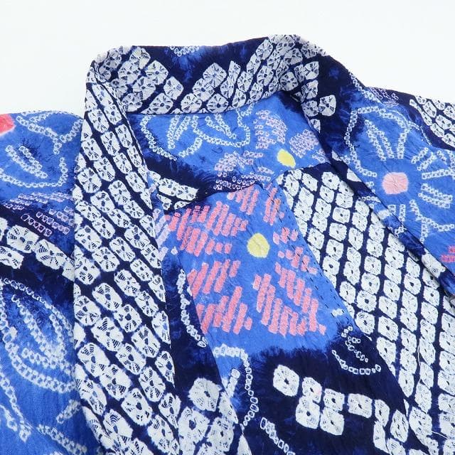 専用Y3480◆有松鳴海絞り 綿 手縫い仕立て 高級浴衣 洗える夏着物