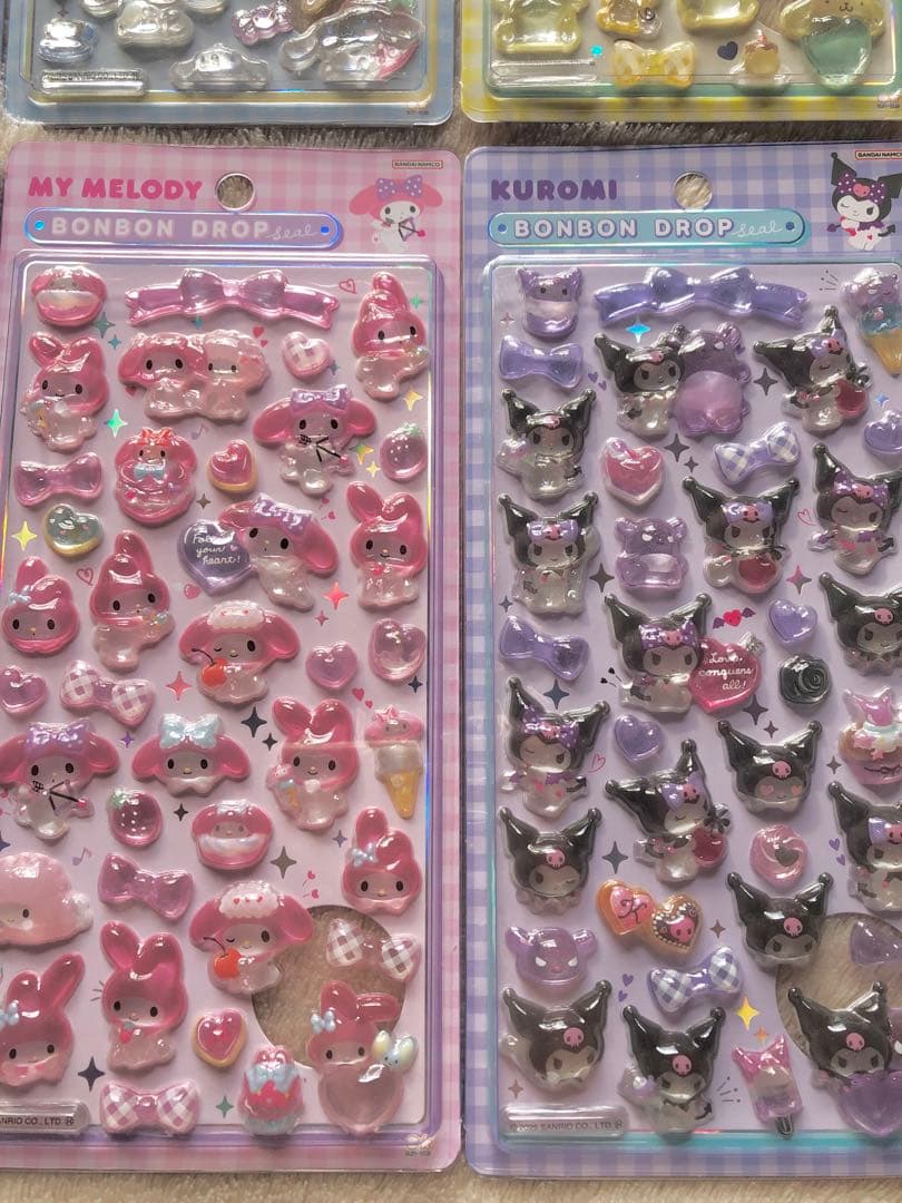 【国内正規品】ボンボンドロップシール　サンリオ全8セットまとめ