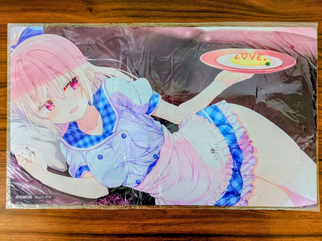 喫茶ステラと死神の蝶 明月栞那 プレイマット 路地裏同盟 ゆずソフト