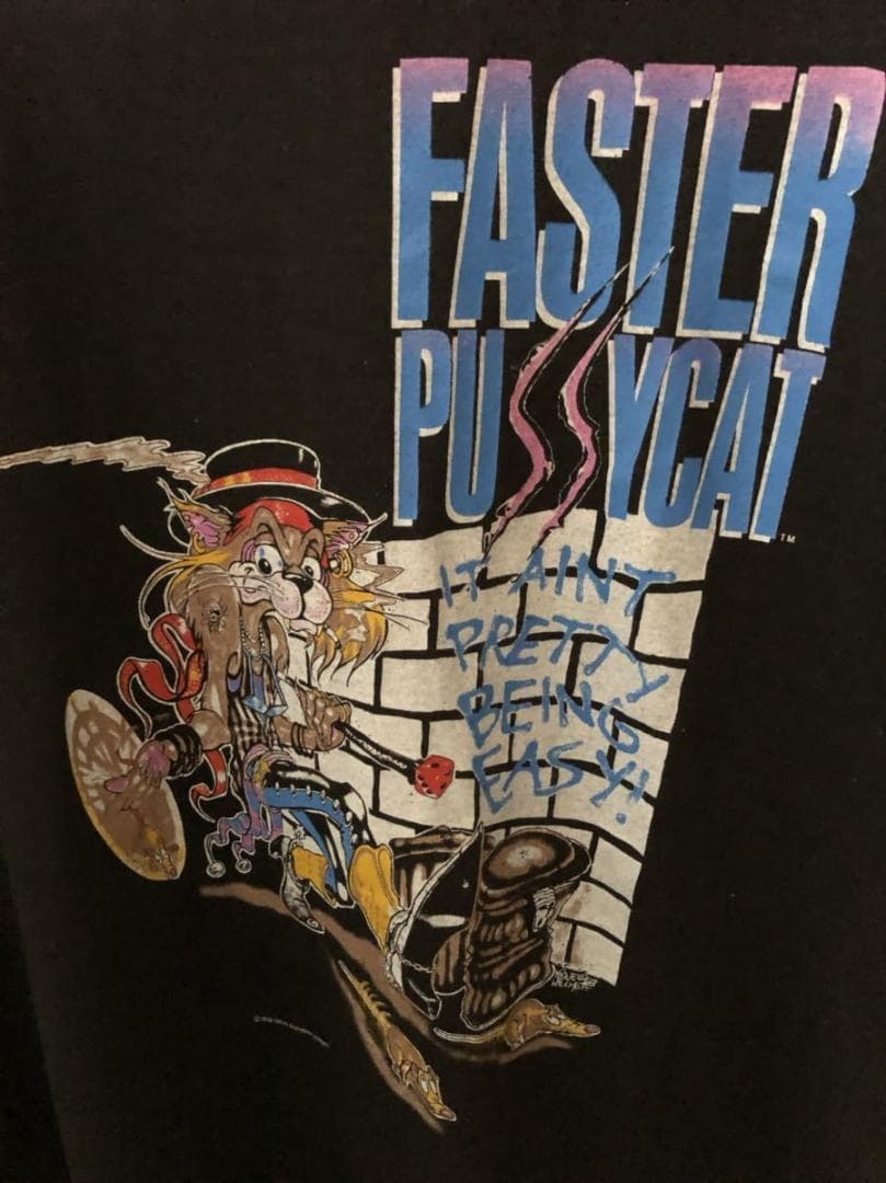 ファスター・プッシーキャット Tシャツ コピーライトあり