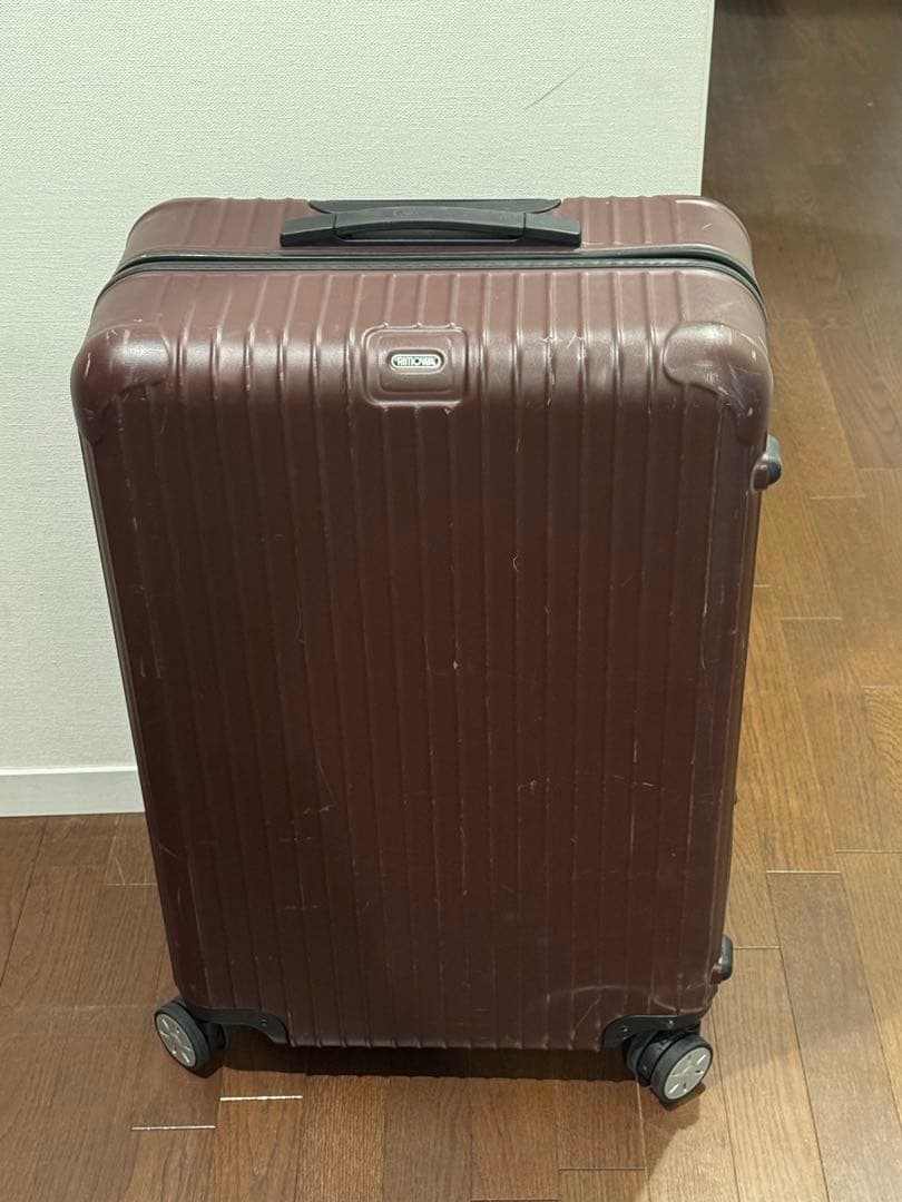 (破損あり)RIMOWA リモワSALSA マットカルモナレッド　キャリーケース
