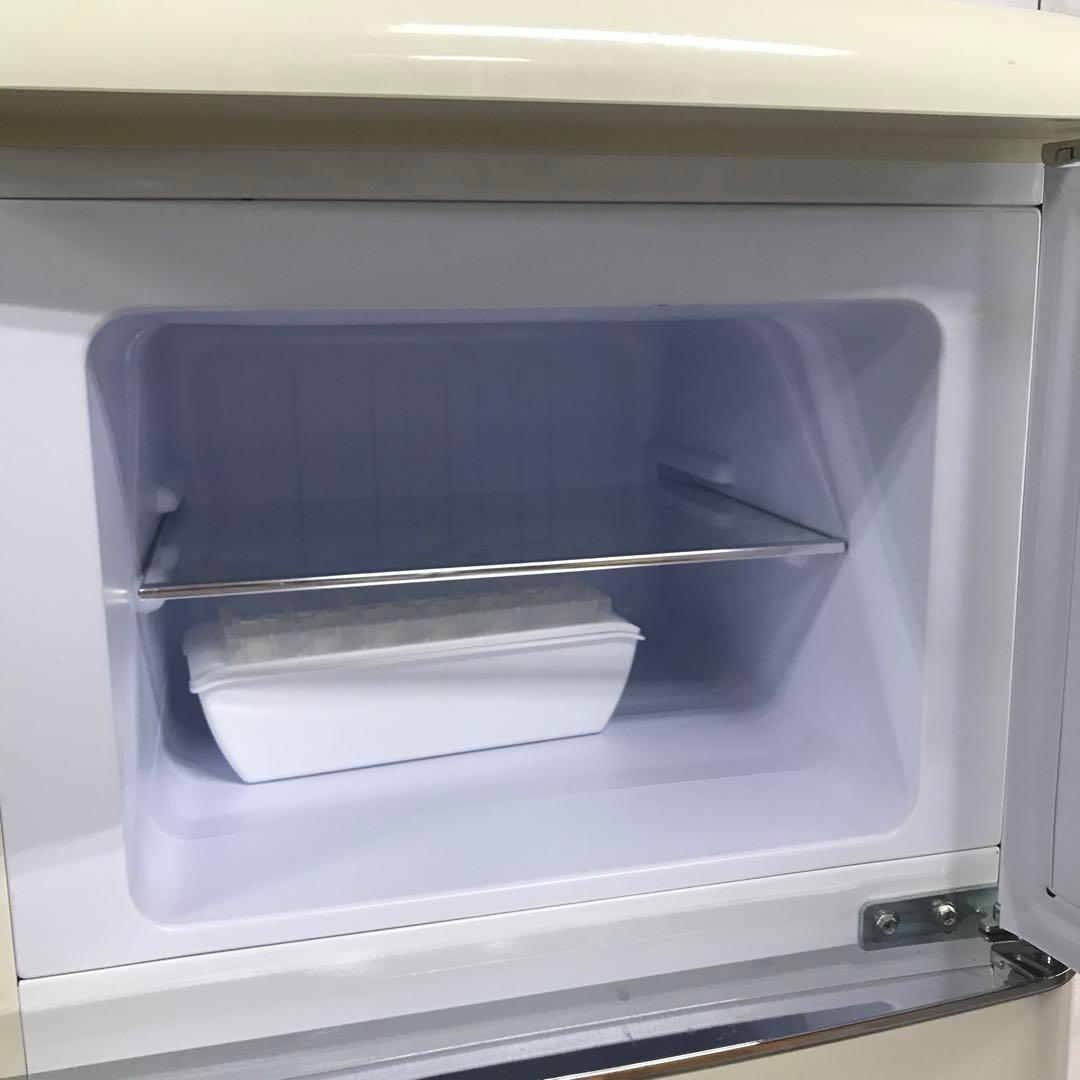 【美品】オーヤマ　ノンフロン冷凍冷蔵庫　PRR-122D-W　2021年製