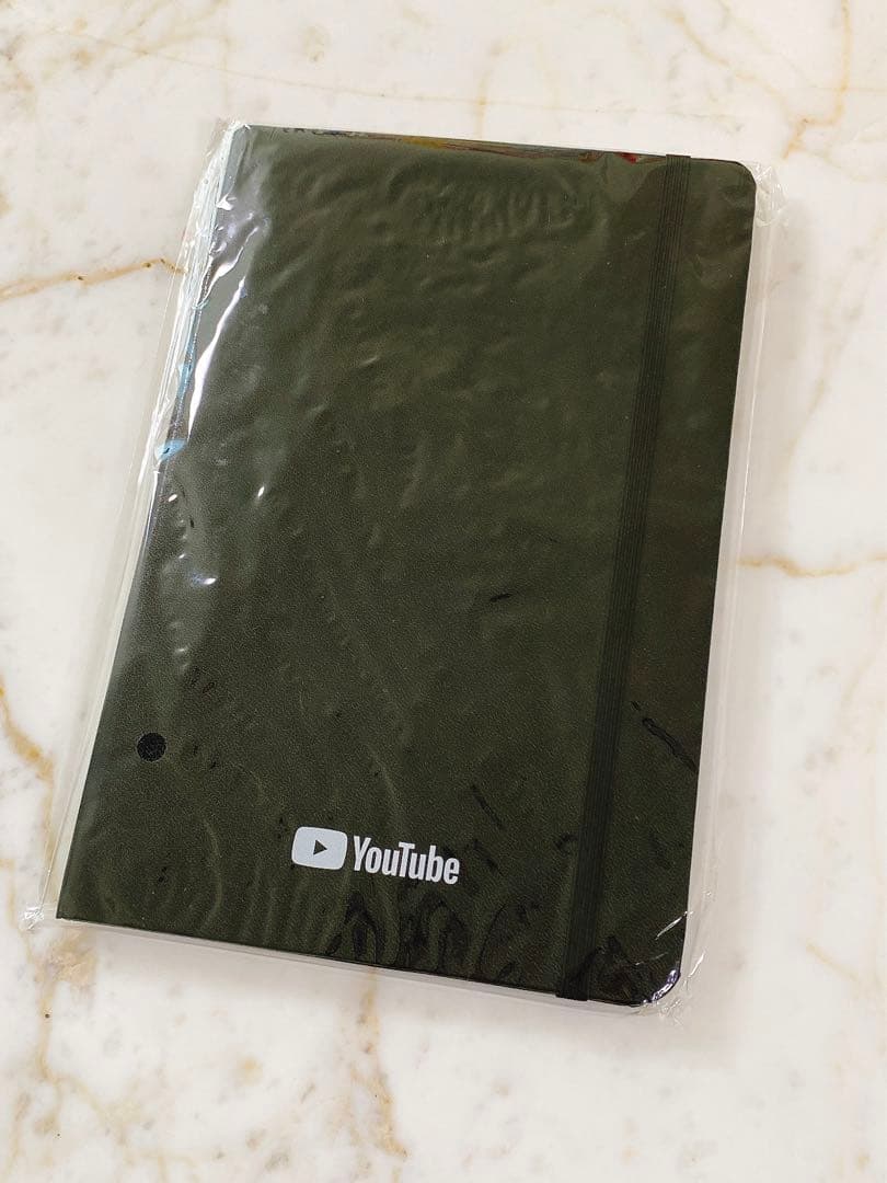 入手困難★新品未使用★超レア【YouTube ロゴ入り】黒色表紙ノート未開封