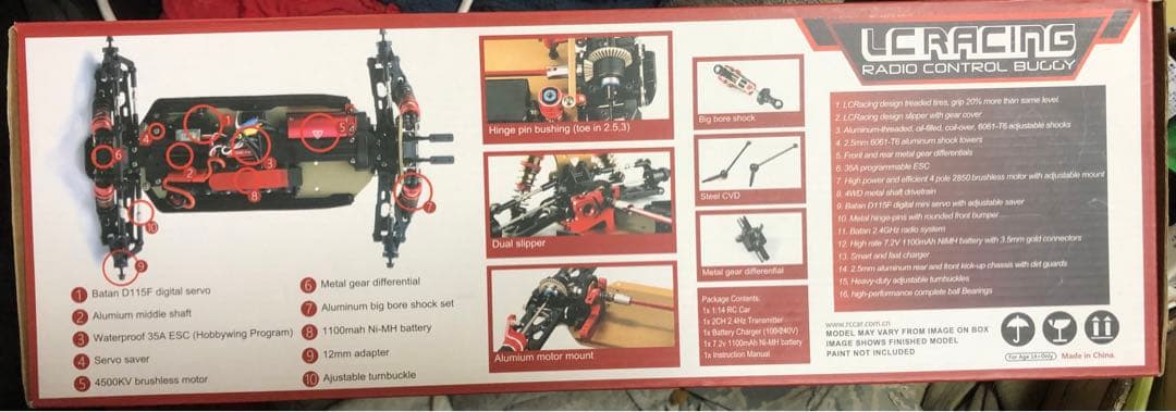 LC RACING  EMB-T1\14   RTR ラジオコントロールカー