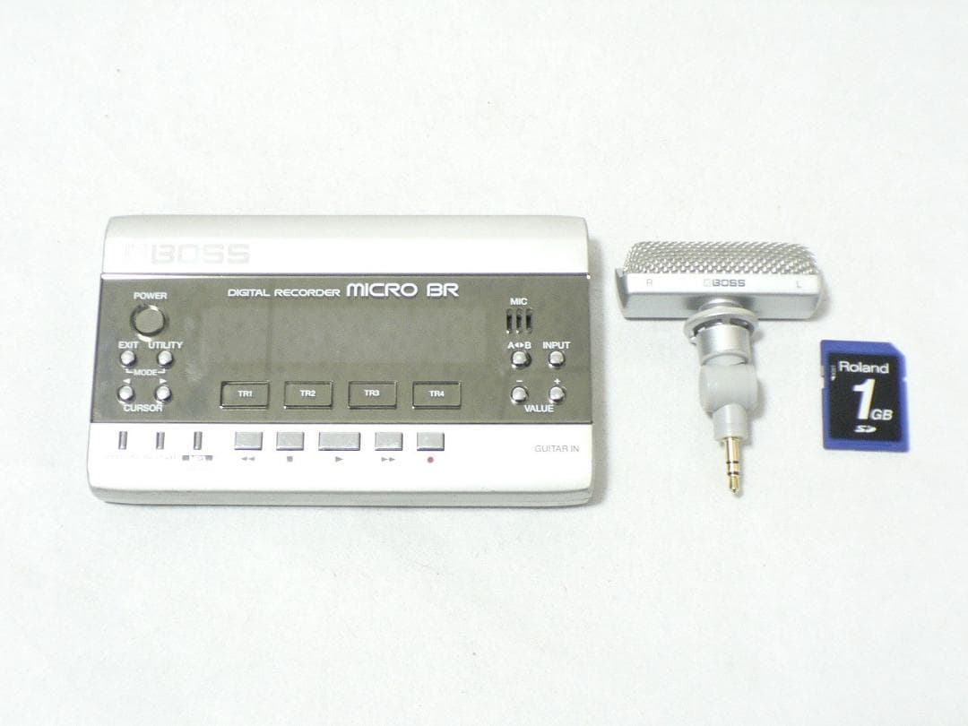 BOSS MICRO-BR マルチトラック・レコーダー M-BR ・純正マイク付