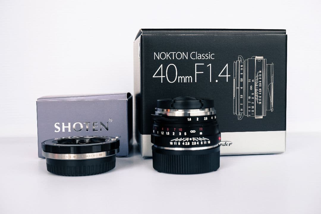 NOKTON 40mmf1.4 SC SHOTEN Xマウントアダプター