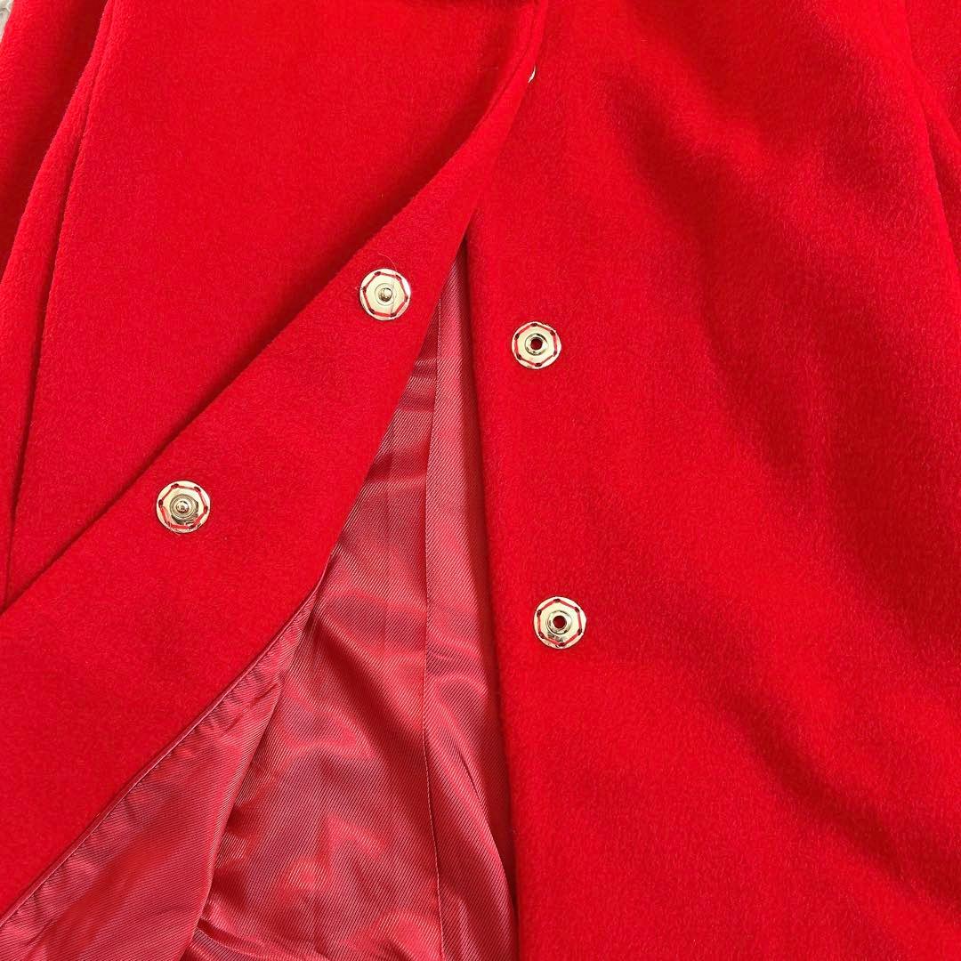 美品⁂マックスマーラ⁂イブルース⁂ウールチェスターコート　イタリア製　レッド