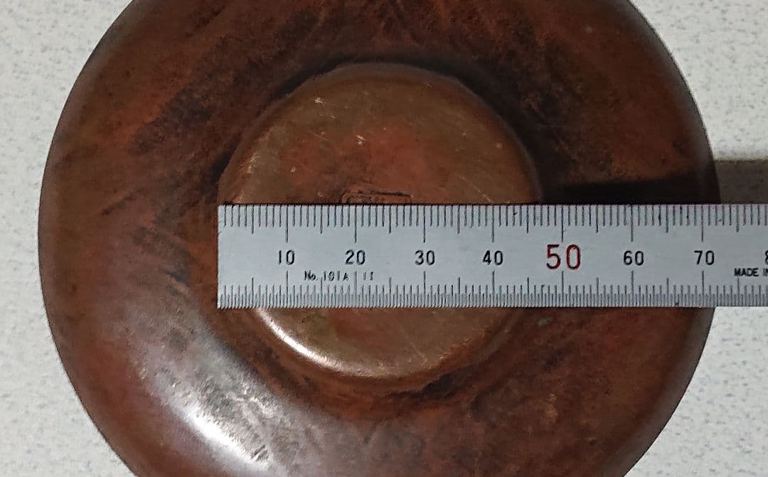 ヴィンテージ 銅製茶托 5枚セット 木箱付き