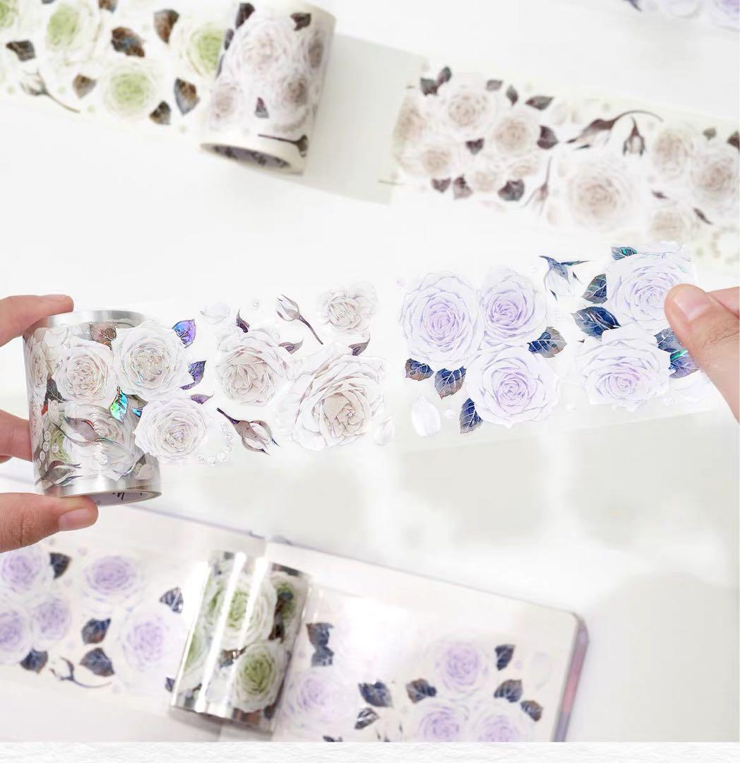 WT《花絮晚》海外マスキングテープ　マステ 【1400】