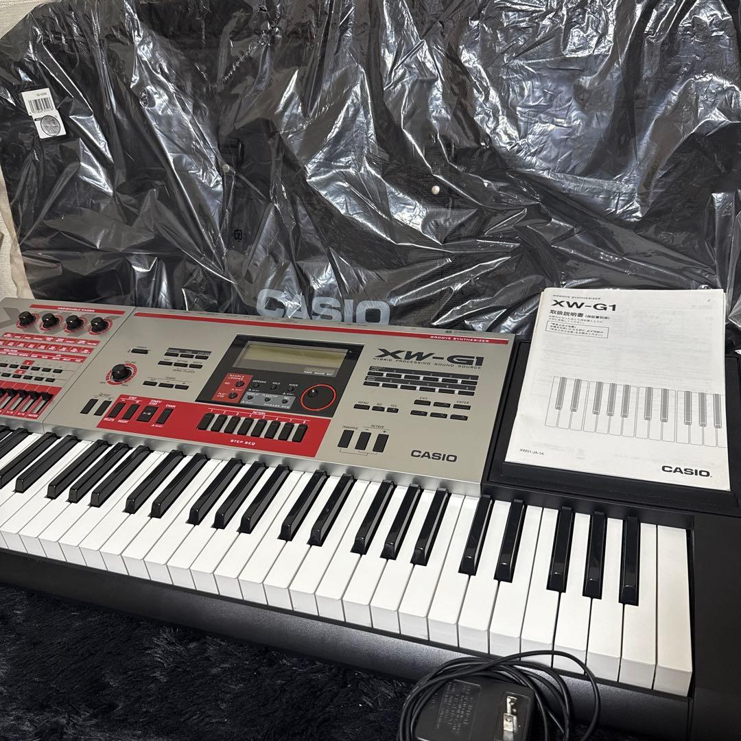 極美品 CASIO XW-G1 シンセサイザー 鍵盤楽器 付属品多数