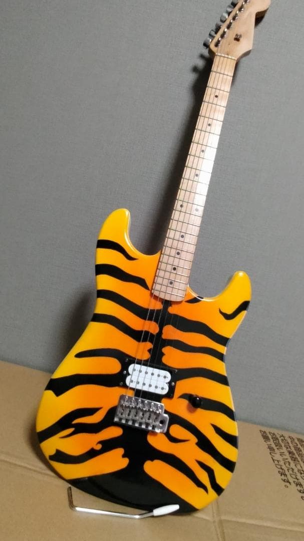 イエロータイガー　自作ギター ボディ＆ネックのみ 本日だけ値下げ